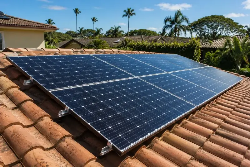Installation de panneaux solaires à Thusy